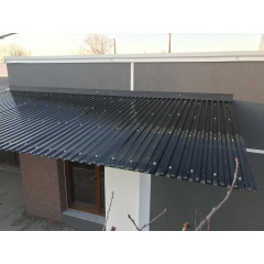 Поликарбонат профилированный TOPLIGHT GR 76/18 UV10.8мм бронза Київ
