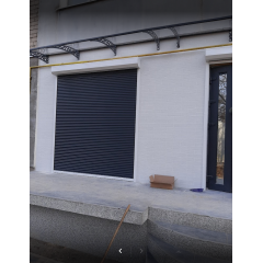 Металевий збірний навіс (козирок) над дверима Dash`Ok 4,05x1.5 м Hi-tech, білий, мон 4 мм, прозорий Київ