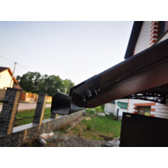 Готовий збірний козирок (навіс) над дверима Dash'Ok 3,05х1,5 м Фауна Вараш