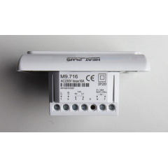 Терморегулятор М9.716 sensor (белый, черный) Николаев