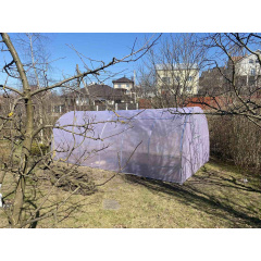 Теплица Западная-6 3х6х2 м + пленка 150 мкм+ зигзаг профиль Полтава