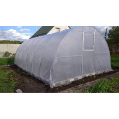 Теплиця "Маївка" 3 х 6 м, (труба оцинкована 30х20 мм.), повний комплект "Преміум", плівка UV-4, 100 мкм. Охтирка