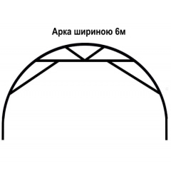 Каркас теплицы  "Западная-6х8" 6х8х3м труба 40х20 Киев