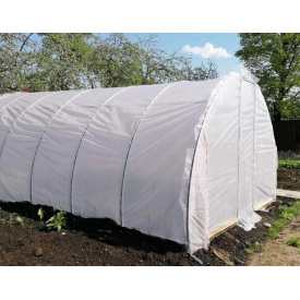 Теплиця "Дарина підсилена" 4х6м, труба 30х30мм з плівкою 120 мкм