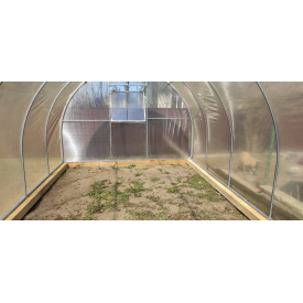 Теплиця з полікарбонатом "Косица" 3х6 м. з труби. Повний комплект, полікарбонат Високоякісний 4 мм.