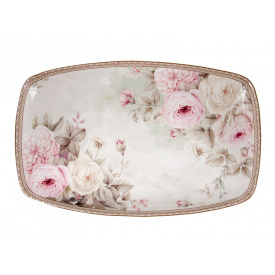 Блюдо фарфоровое English rose 30х19 см Lefard