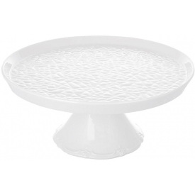 Тортівниця BonaDi White City на ніжці 31 см Білий DP231677