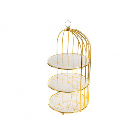 3- ярусное блюдо для сервировки GoldiLi 20см Lefard