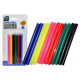 Клейові стрижні для клейового пістолета Dremel 7 мм 12 шт Різнокольоровий