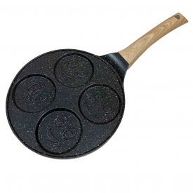 Сковорода для оладок Kamille Смайлики KM-4216 22 см 22735