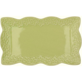 Набір блюд BonaDi Green Flower 36х21 см Зелений 6 шт DP231102