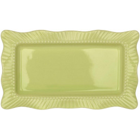 Набір прямокутних блюд BonaDi Dishes Green 26х15 см Зелений 6 шт DP230986