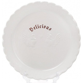 Блюдо Bona сервировочное Ceramic Тоскана Family DELICIOUS диаметр 28см с объемным рисунком DP40963