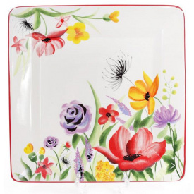 Блюдо Bona сервировочное Ceramic Акварель 27х27см DP40935