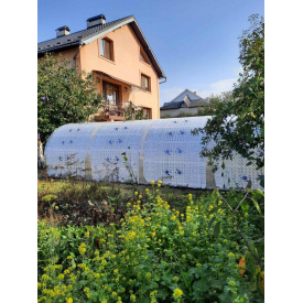 Теплица с поликарбонатом "Косица" 3х10 м. из оцинкованной трубы 20х20 мм. полный комплект, полікарбонат Стандарт 4 мм.