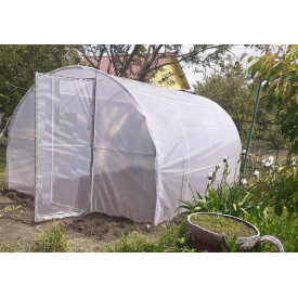 Теплица "Косица" 3 х 4 м, (труба оцинкованая 20х20 мм.), полный комплект "Стандарт", пленка UV-6, 150 мкм.