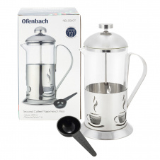 Заварник френчпресс с мерной ложкой 1000ml для чая и кофе KL226218 Kamille