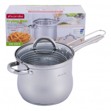Кастрюля-фритюрница d=18x15см 3,5л из нержавеющей стали KL226023 Kamille