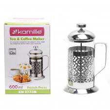 Стеклянный заварник Frenchpress 600мл KL225536 Kamille