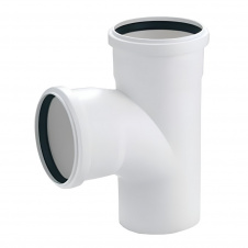 Тройник канализационный Rehau Raupiano Plus 50-50 мм 87° (121254001)