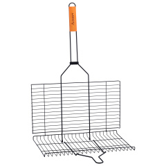 Залізна решітка з антипригарним покриттям для гриля 46x25.5см Kamille KL225187 Івано-Франківськ