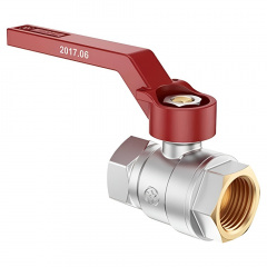 Кран шаровой MIRAYA 3/4" ВВ, латунь Хуст