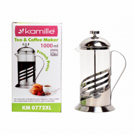 Стеклянный заварник Frenchpress 1л KL225535 Kamille