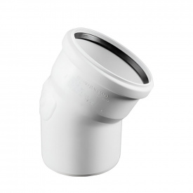 Колено канализационное Rehau Raupiano Plus 110 мм 30° (123434001)