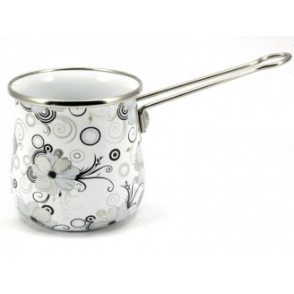 Турка емальована 600 мл Interos Мереживо 1279 (64983) ITR