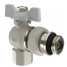 Шаровой кран V&amp;G Optima 1/2" ВН угловой, латунь (VG-104501)