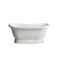 Ванна отдельностоящая WGT Water Stone PIETRA 1740x905 овальная, белая (с покрытием MIRASOFT)
