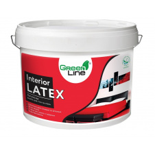 Краска латексная для стен и потолка GREEN LINE Interior Latex 10 л