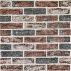 Самоклеюча 3D панель під цеглу клінкер помаранчевий 700x700x6мм (414) Sticker Wall SW-00000769 Полтава