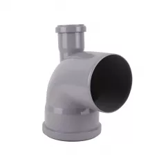Колено канализационное TA Sewage 110x50x110 мм 90° (TR110012) Долина