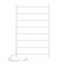 Полотенцесушитель электрический Laris Альфа ЧФ8 800х500 вертикальный, белый глянец (77700073)