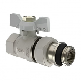 Шаровой кран V&amp;G Optima 3/4" ВН прямой, латунь (VG-104202)