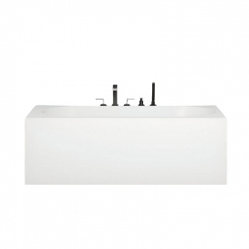 Ванна отдельностоящая WGT Water Stone FIORE 1700x750 прямоугольная, белая (с покрытием MIRASOFT)