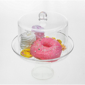 Подставка с крышкой для торта One Chef акриловая 25×19,5 см