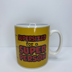 Кружка керамическая 800 мл Super Person XXL OLens 102-017 Одесса