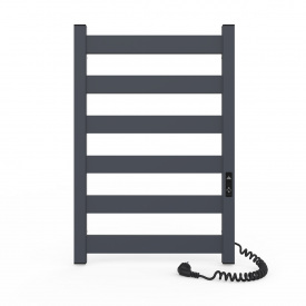 Полотенцесушитель электрический Laris Бонд ЧФ(ГМ)6 800х500 вертикальный, графит матовый (73207766)