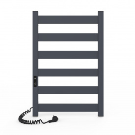 Полотенцесушитель электрический Laris Бонд ЧФ(ГМ)6 800х500 вертикальный, графит матовый (73207765)