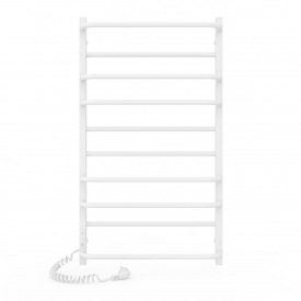 Полотенцесушитель электрический Laris Комфорт ЧФ10 900х500 вертикальный, белый глянец (77700090)