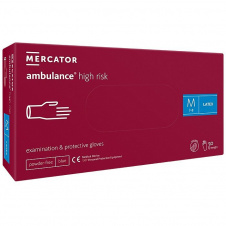 Перчатки латексные Mercator Medical 50 шт М 2 уп (0497)