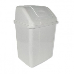 Ведро для мусора с поворотной крышкой 5 л 10 шт Серый (4840) Купянск