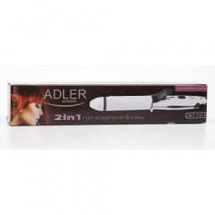 Щипцы плойка для волос 2 в 1 Adler AD 2104 ceramic 50 Вт Белые Харьков
