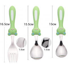 Набор детских столовых приборов 3 предмета DP99006 Fissman Геническ