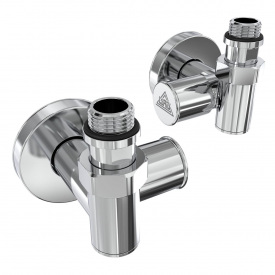 Комплект угловых кранов Laris 1/2"х1/2" под ТЭН (2шт) (71401063)