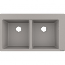 Hansgrohe S510-F770 770х510 на дві чаші 370/370 Concretegrey (43316380)