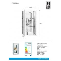 Бра Markslojd FULHAM 107180 Одеса