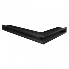 Вентиляційна решітка ліва SAVEN Loft Angle 60х400х600 чорна Житомир